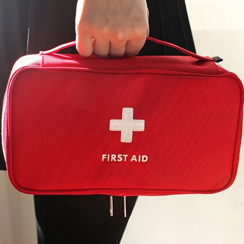 

NEW First Aid Kit Emergency Medical First Aid Kit Bag Waterproof Car Kits Bag Outdoor Travel Survival Kit Empty Bag