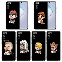 cute one piece naruto children phone case for samsung note 8 9 10 20 5g m11 m12 m30s m32 m21 m51 f41 f62 m11 tpu case