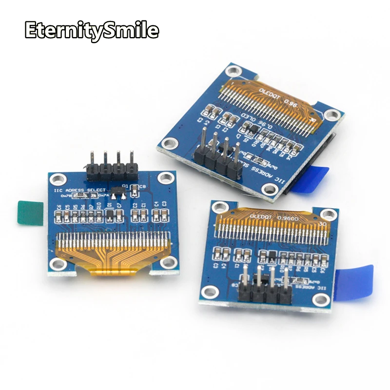 Последовательный белый модуль дисплея OLED IIC 0 96 дюйма 128X64 I2C SSD1306 12864 плата с