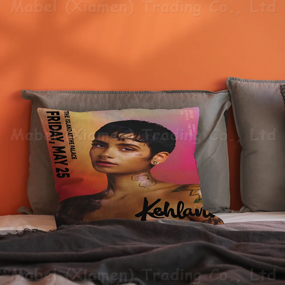 K-Kehlani While We Wait Music Cushion Cover 30x50 Polyester Sofa Cushions Decorative Throw Pillows Home Decoration Pillowcover