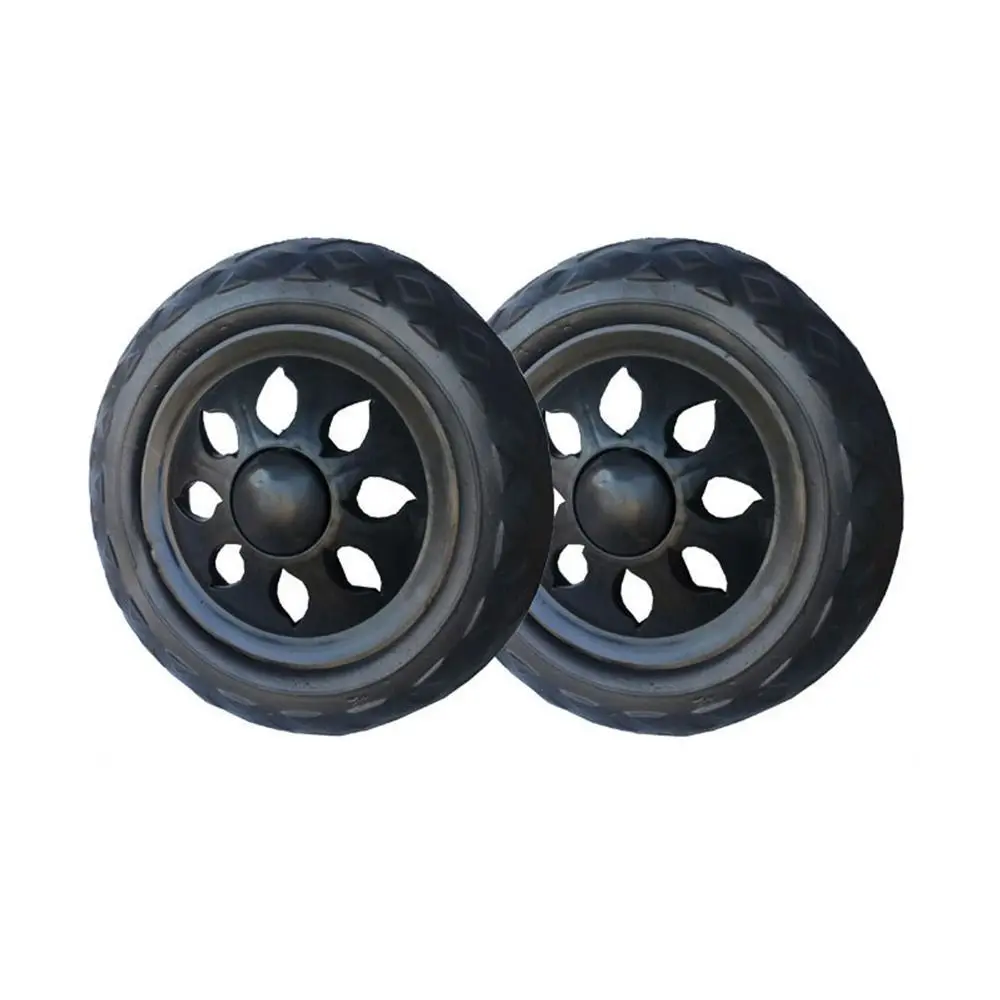 

2 шт. прочные колеса для тележки для покупок из ЭВА, 6,3 дюйма, сменные дорожные ролики для тележки, противоскользящие гибкие колеса для шин