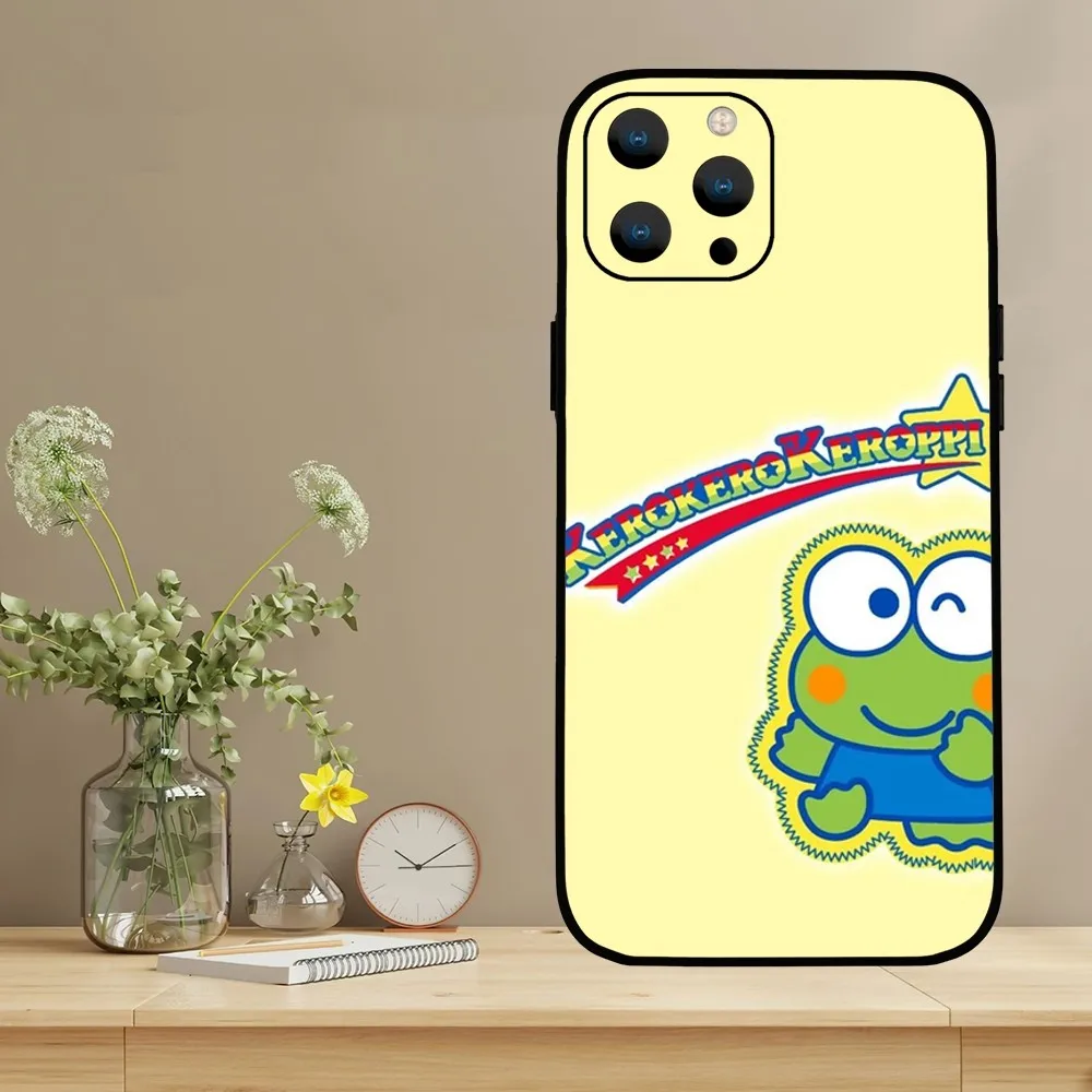Чехол MINISO Sanrio Kero Keroppi для телефона Samsung Galaxy S24 S23 S22 S21 S20 Ultra Plus S20FE FE