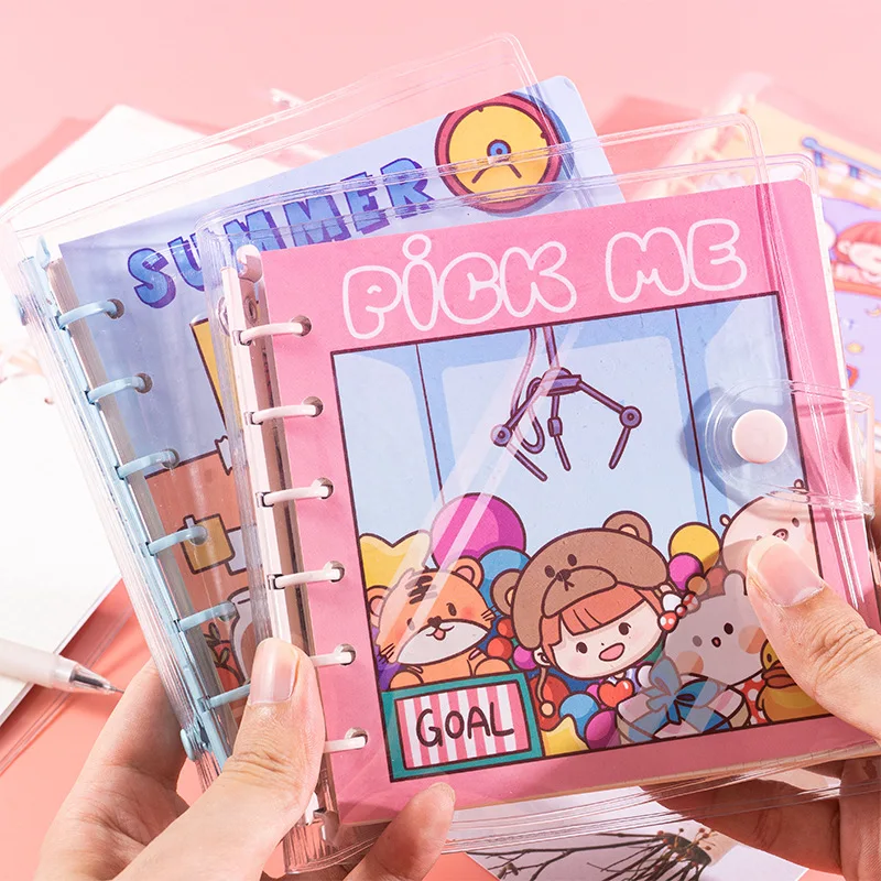 

Kawaii Girl Cartoon Floral Grid Paper Journal 15*15cm 80 Sheets Lovely Journal Diary Planner Gift Back To School Statonery