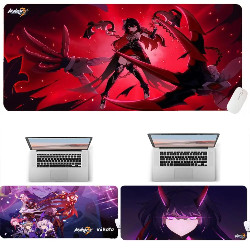 

Honkai Impact 3rd Kawaii Large Desk Pad Keyboard 900X400 Mouse Mats Gaming Accessories Xxl Laptop Office Pc Notebook Mousepad