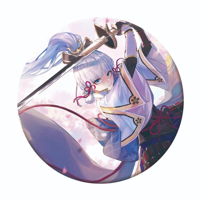Значок Lucky Fishsama Anime Genshin Impact Raiden Shogun, милые броши Ganyu, мультяшный значок для рюкзака, аксессуары для одежды, подарок (art.: 3920db5fbc8dc) - 3920db5fbc8dc