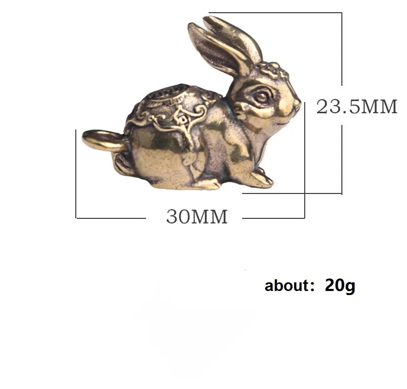 

Латунный кролик для дома