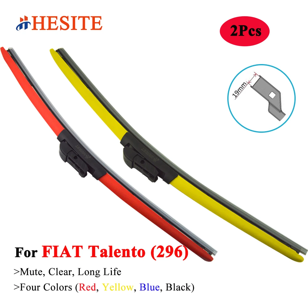 

Цветные щетки стеклоочистителя HESITE для FIAT Talento Bus Estate 1,6 D 296 2016 2017 2018 2019 2020 2021 щетки для окон