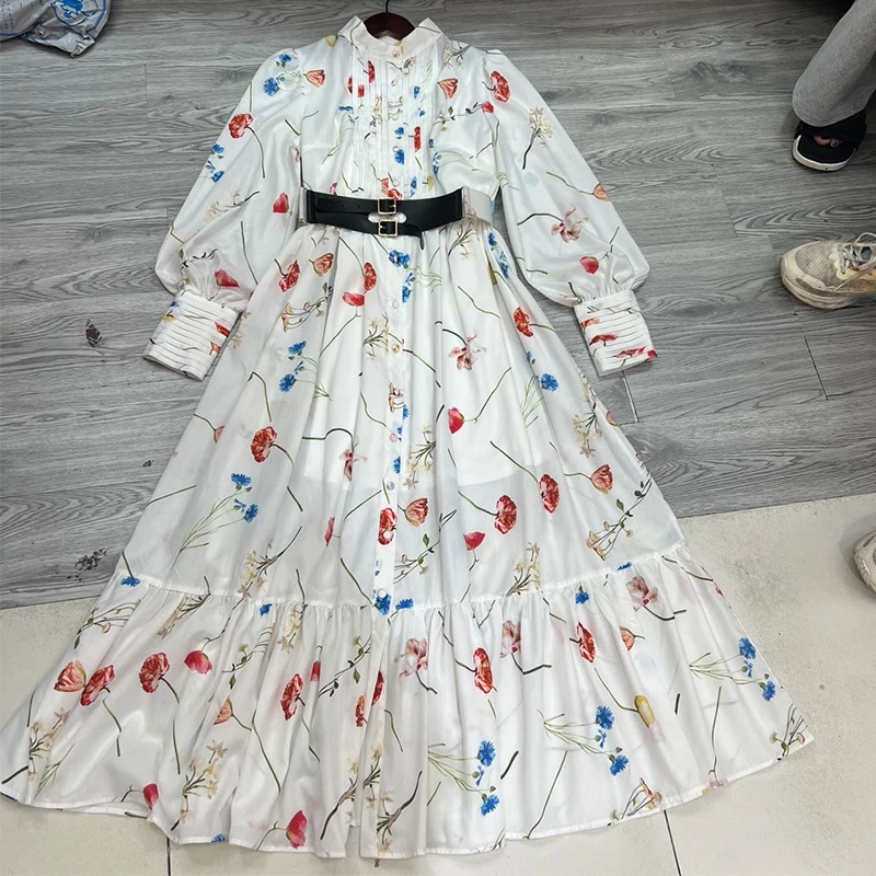 

Элегантное модное женское платье макси для осени с круглым вырезом сатиновое винтажное облегающее платье с высокой талией и пуговицами