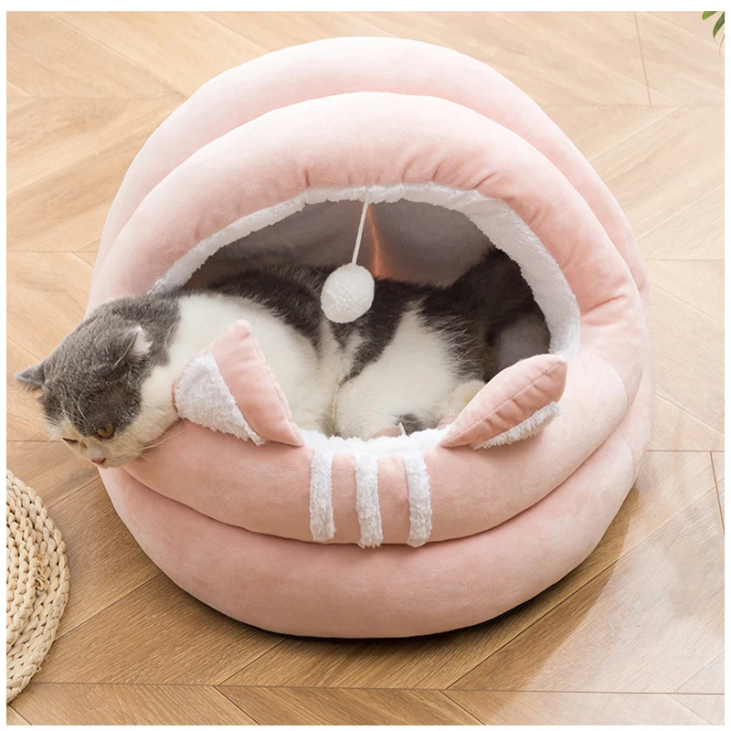 

Cat House Litter Semi-enclosed Winter Sleeping Bag Dog Bed Pet Cat Bed Pets Supplies Cat Cottage All Seasons Available