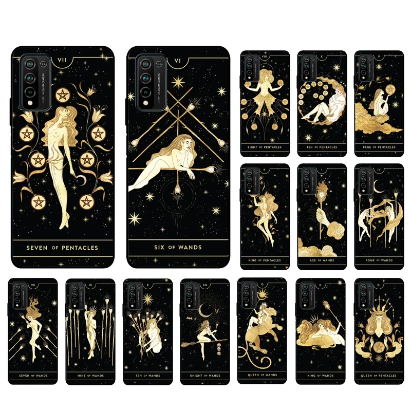 

Divine Feminine Tarot Phone Case for Huawei Honor 50 10X Lite 20 7A 7C 8X 9X Pro 9A 8A 8S 9S 10i 20S 20lite 7X 10 lite