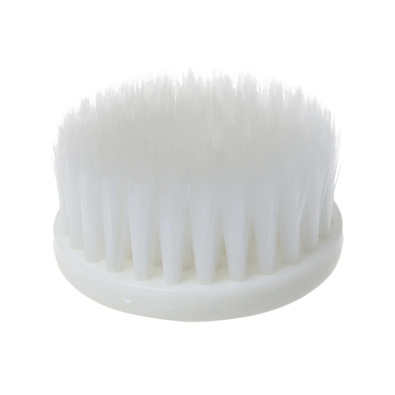 

60mm White Soft Drill Powered Brush Head For Cleaning Car Carpet Bath Fabric New J2FA