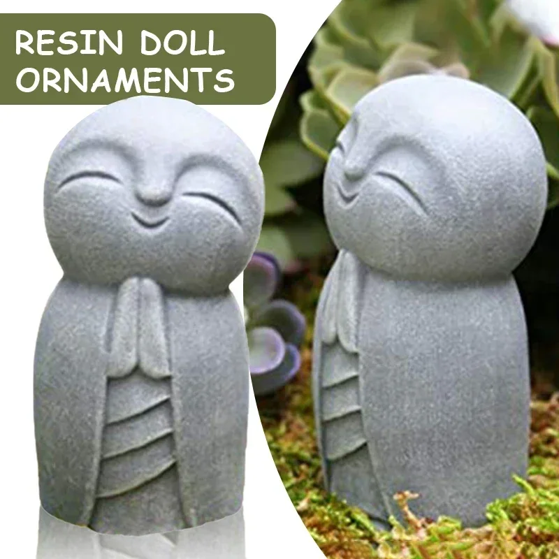 Полимерные поделки маленькая искусственная настольная статуэтка серая