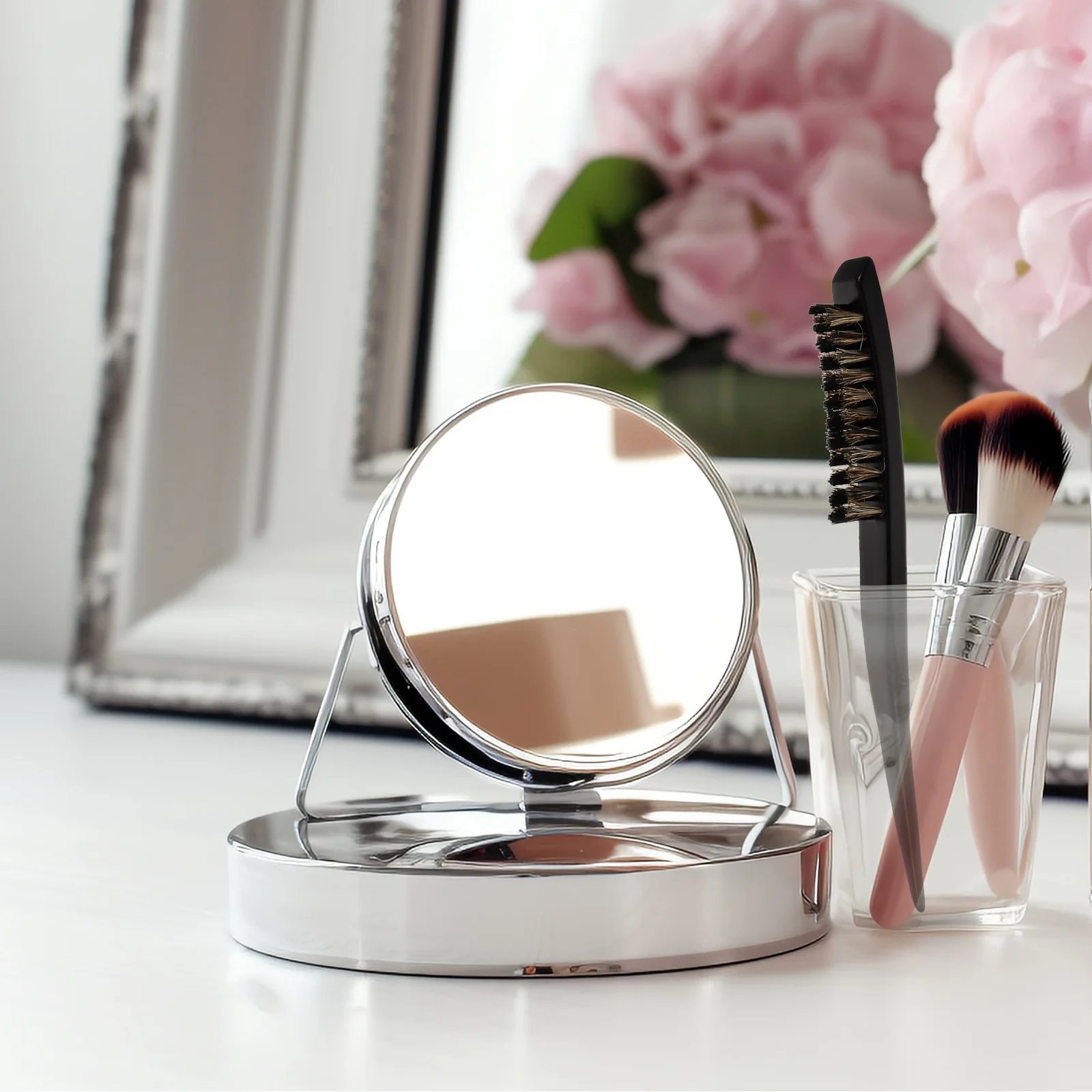 Деревянная ручка из щетины кабана трехрядная расческа с заостренным хвостом