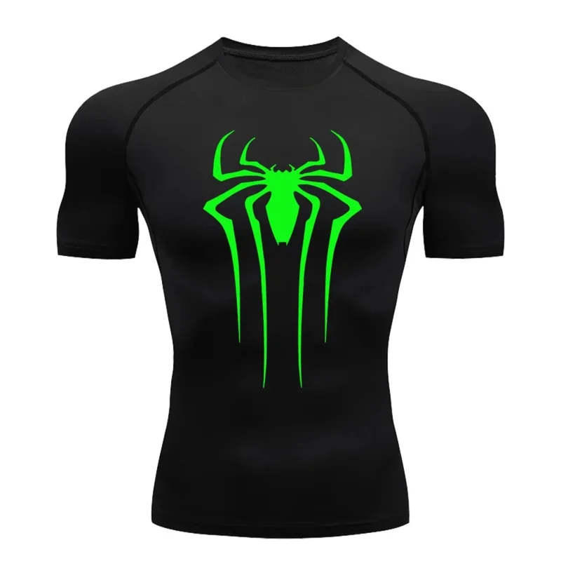Новая компрессионная Мужская футболка для фитнеса тренажерного зала супергероя