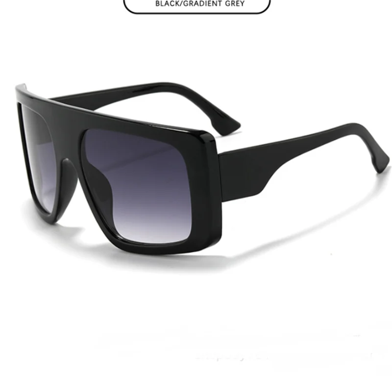 Трендовые черные солнцезащитные очки с градиентом женские роскошные розовые в