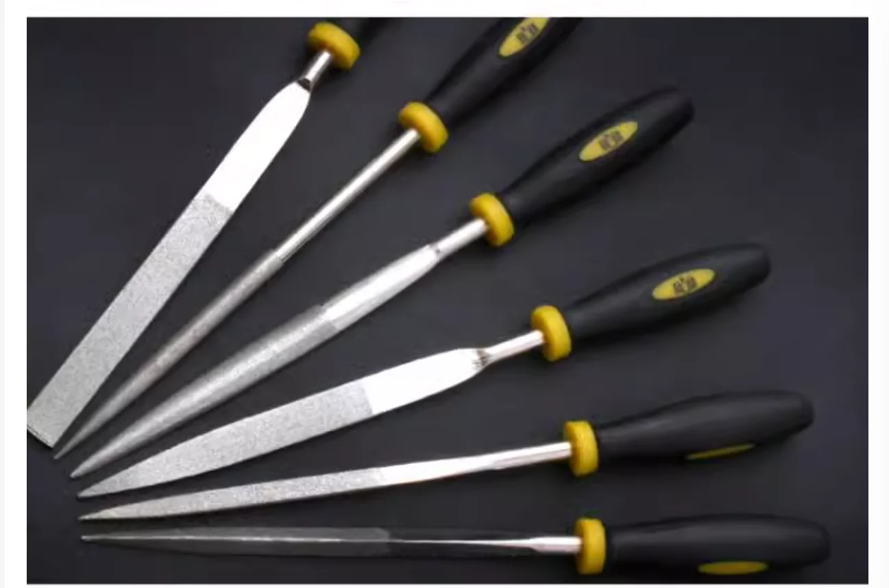 6 шт./набор алмазные напильники 3x140 мм 4x160 5x180