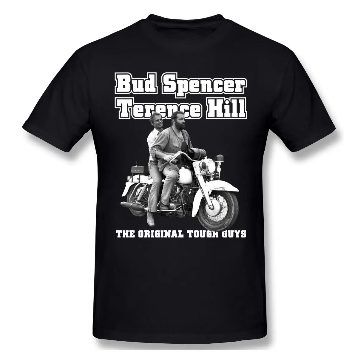 

Bud Spencer And Terence Hill Funny Tough Guys T Shirt Plus Size Cotton Custom Short Sleeve Shirts