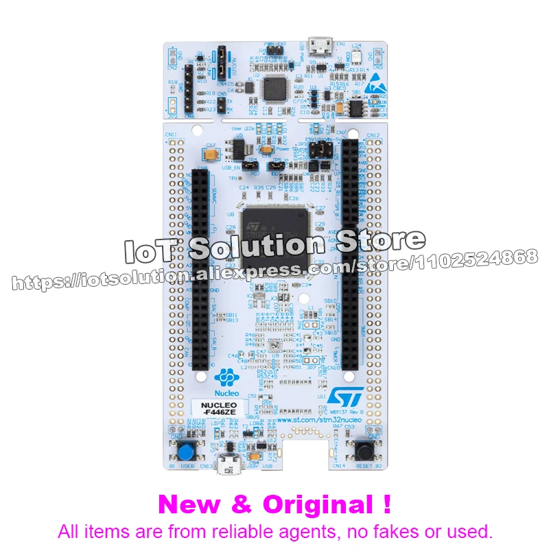 NUCLEO-F446ZE STM32 Nucleo-144 development board with STM32F446ZE MCU NUCLEO F446ZE (art.: 3920d9d2ea481) - 3920d9d2ea481