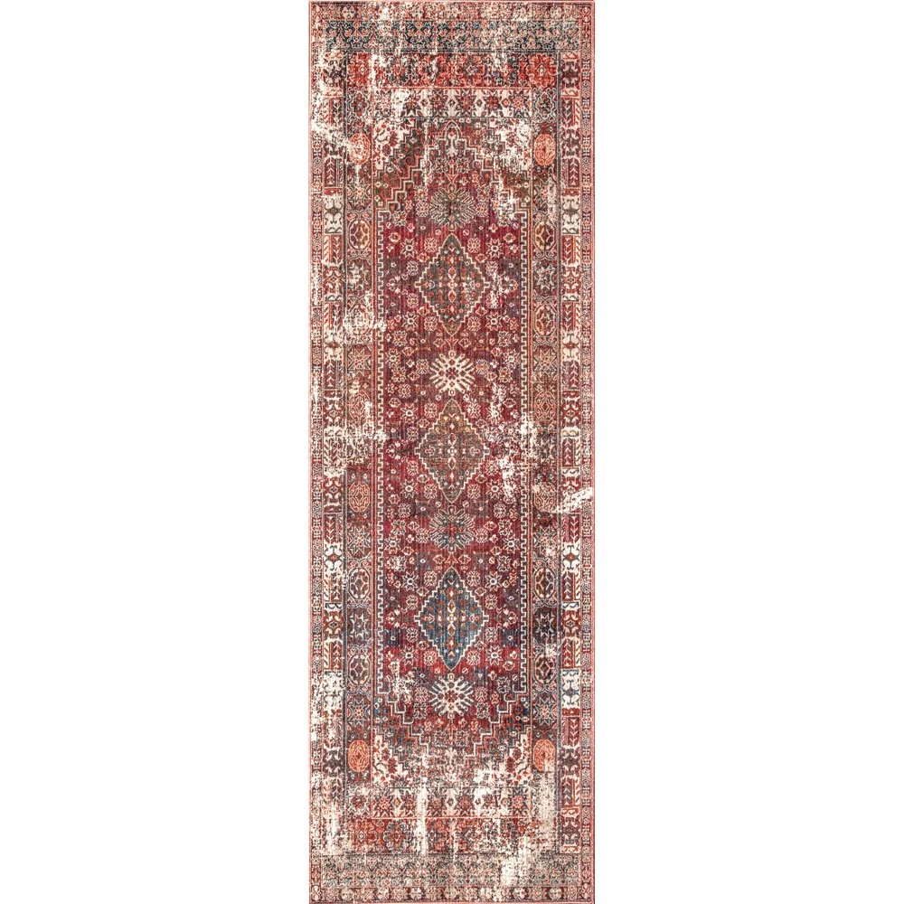 

Медальон с бахромой, 2 '6' x 6 ', ржавчина