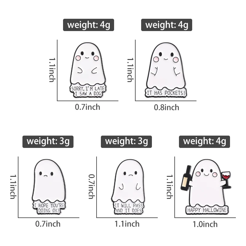 Эмалированные броши в виде мультяшных звёзд