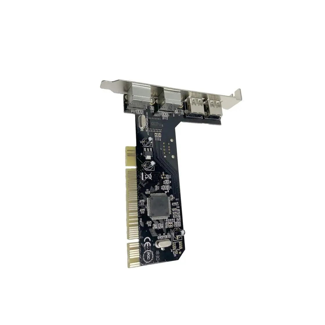 Фото 32-битный адаптер PCI для ПК с 2 портами PS/2 и 2 портами USB 2.0 для подключения клавиатуры и мыши №1