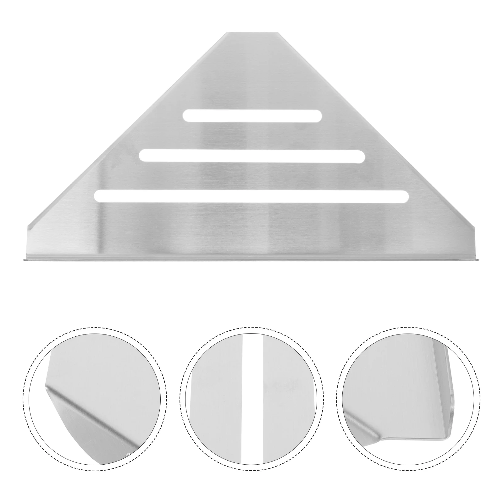 

Corner Shelf Wall Rack Shower Organizer Shelves Mounted Bathroom Kitchen Desk Floating Mounting Toilet Triangular Storage