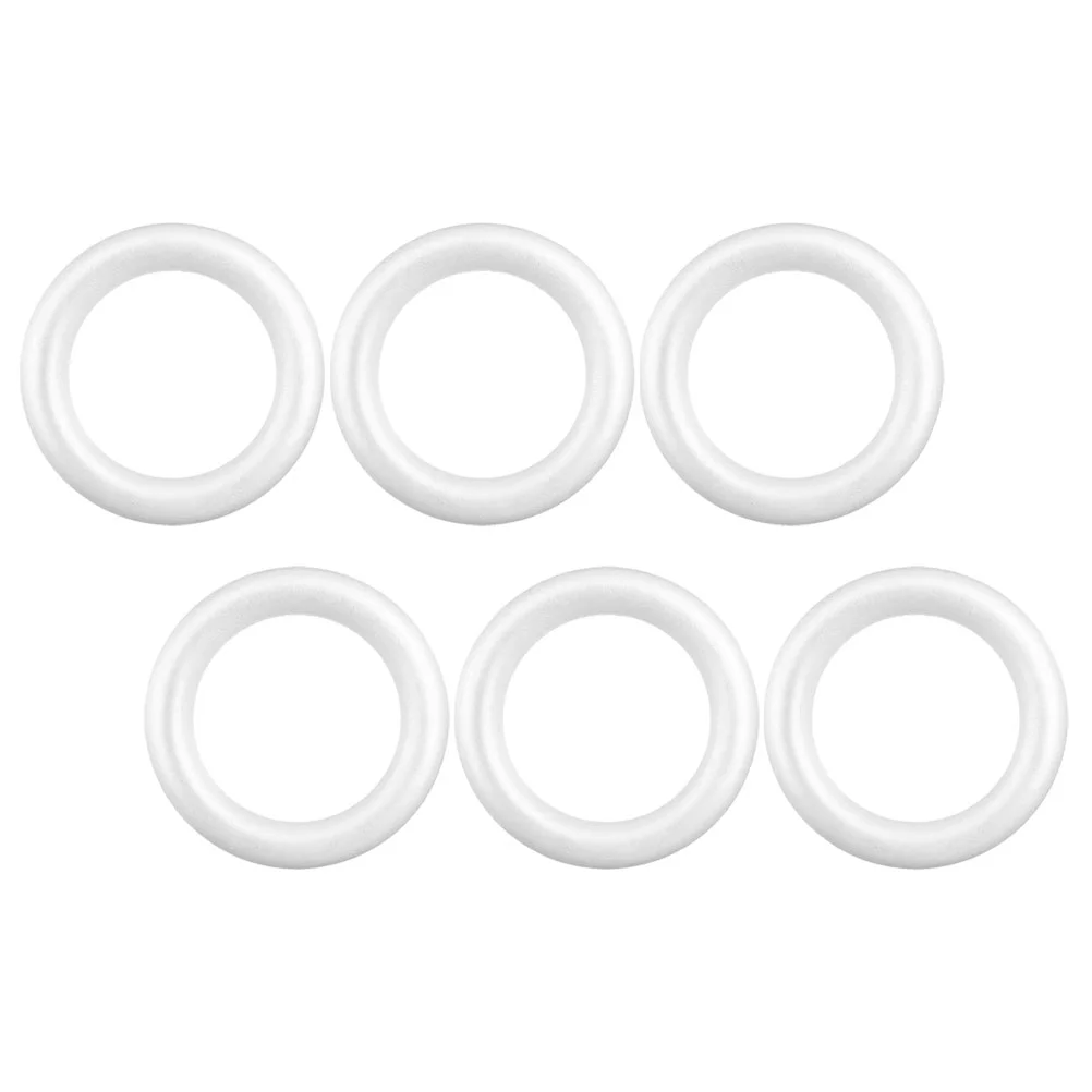 6 шт. пенопластовое кольцо принадлежности для рукоделия круги незавершенные