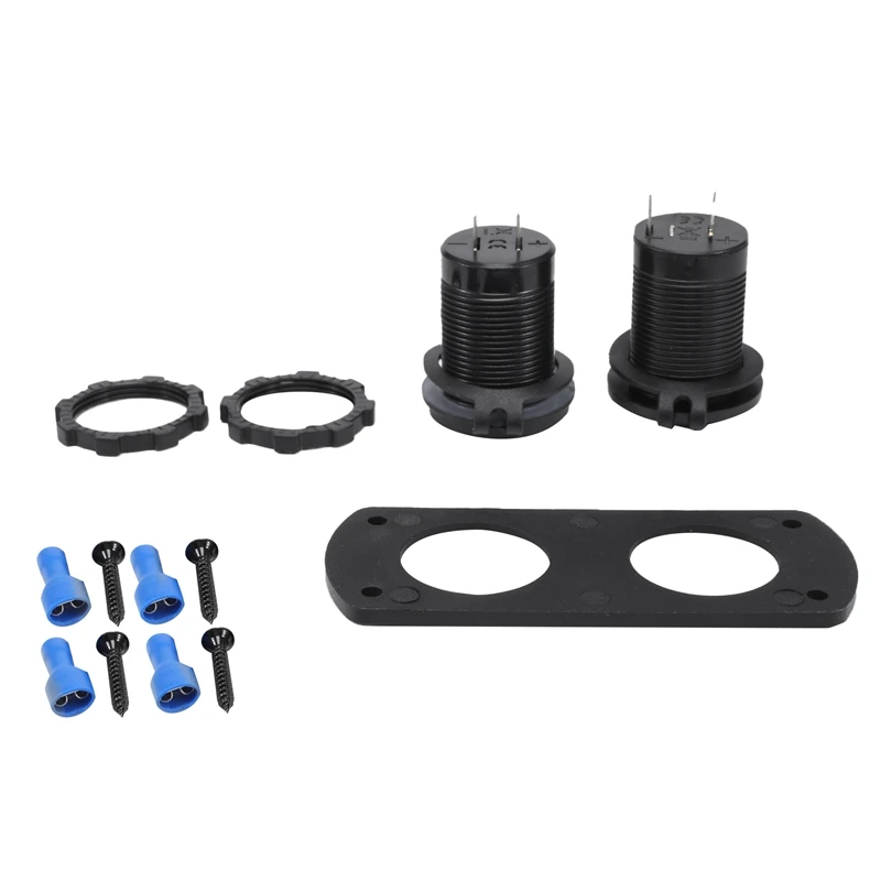 

1 Pcs With Red LED Cigarettes Lighter Socket Splitter For Car Boat Marine Motorcycle Truck