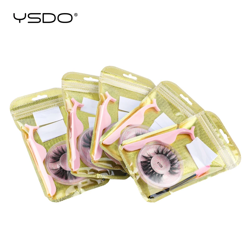 

YSDO 4/10/30/50/100 Pairs Cilios Wholesale Eyelashes Fluffy 3D Mink Lashes Natural Mink Eyelash Make Up Fake Lashes In Bulk Cils