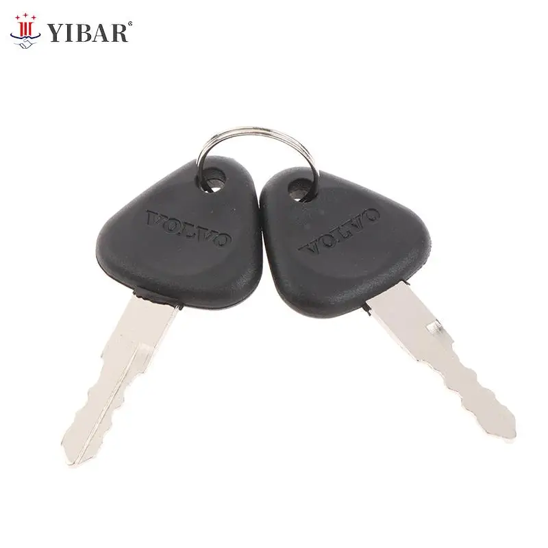 

2pcs For Volvo Excavator Heavy Equipment Ignition Loader Dozer Key-Fits -777 Key