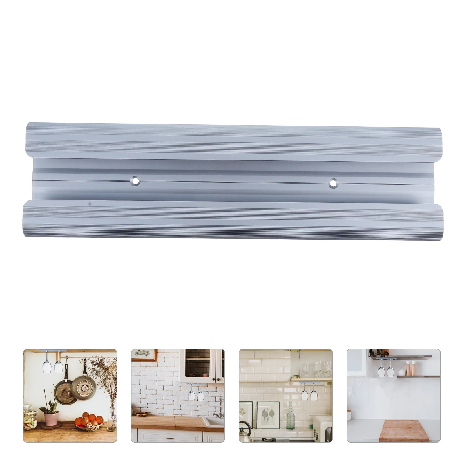 

Glass Holder Under Shelf Glass Rack Stainless Steel Under Cabinet Glasses Rack