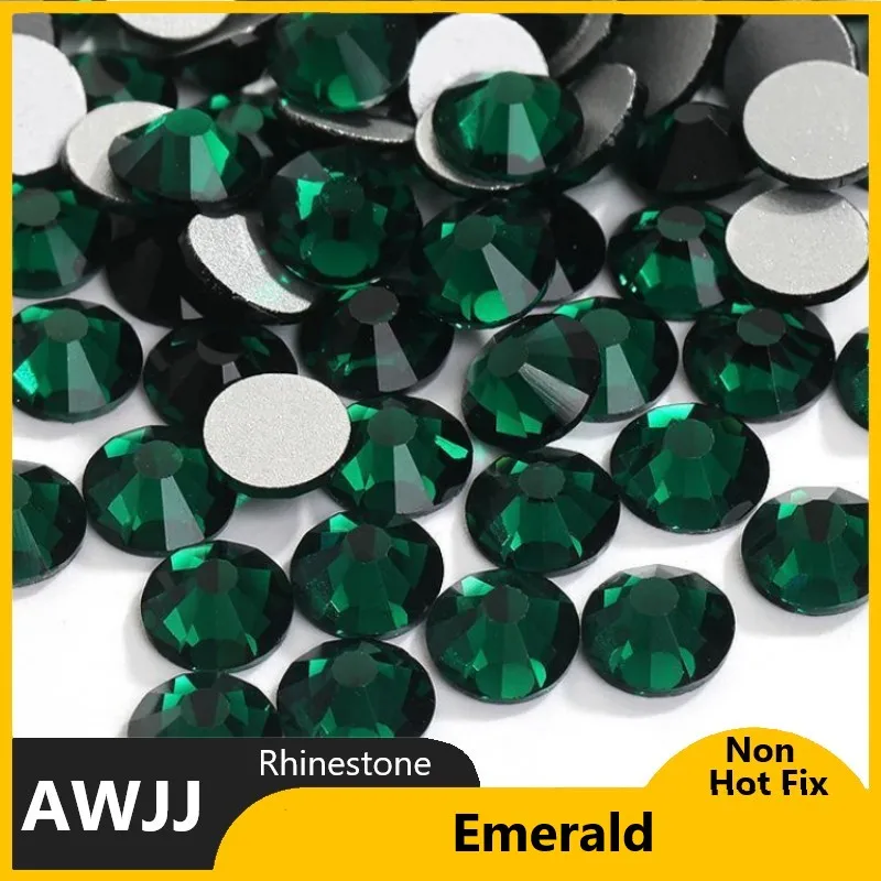 Зеленая серия блестящий камень для самостоятельного маникюра 3D ткань нейл-арта