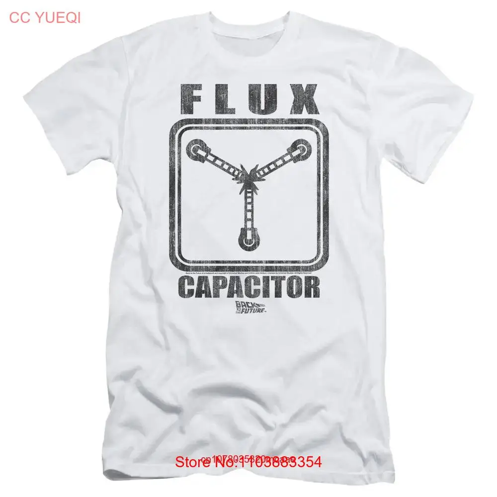 Мужская приталенная футболка с длинным или коротким рукавом Назад в будущее