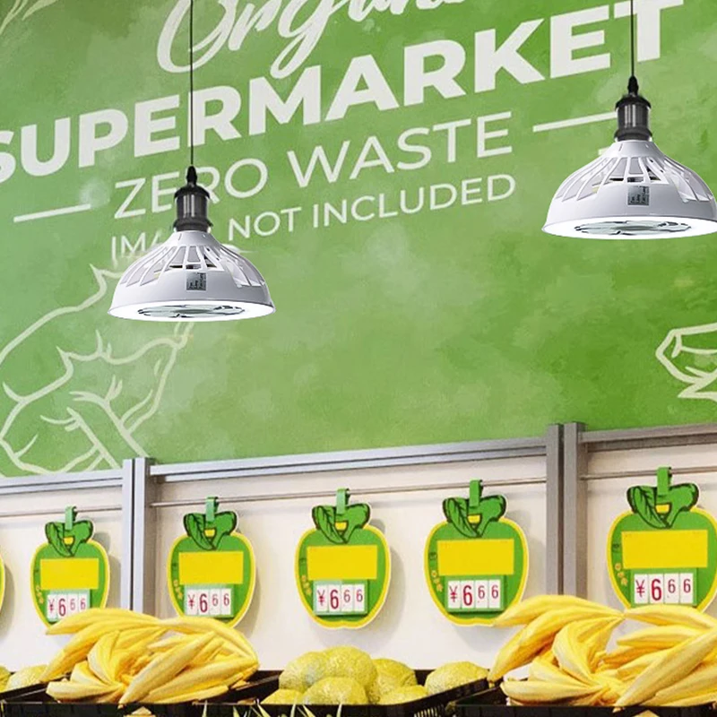 Универсальный потолочный вентилятор 2 в 1 220 В E27 12 Вт