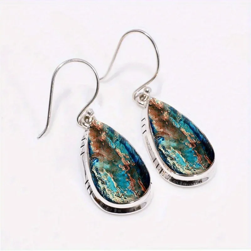 Бирюзовые серьги