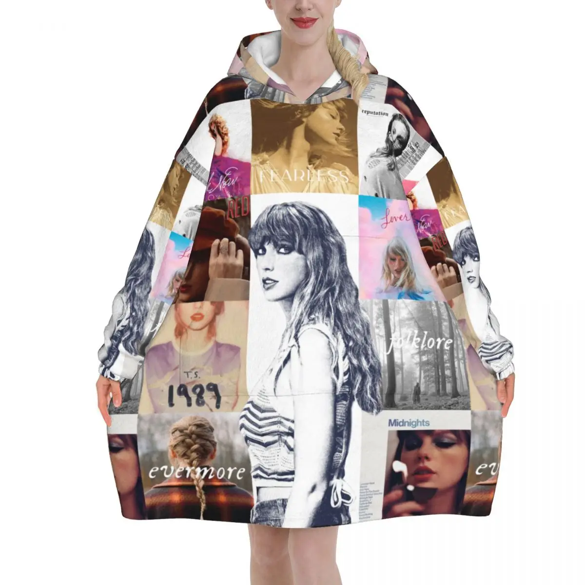 Одеяло Taylors Eras Tour Merch Swifite толстовка с капюшоном популярное одеяло обложкой