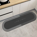 Впитывающий кухонный ковер, Быстросохнущий кухонный коврик, противоскользящий ковер для кухни, входной коврик, коврик с длинной зоной, мягкий прикроватный ковер