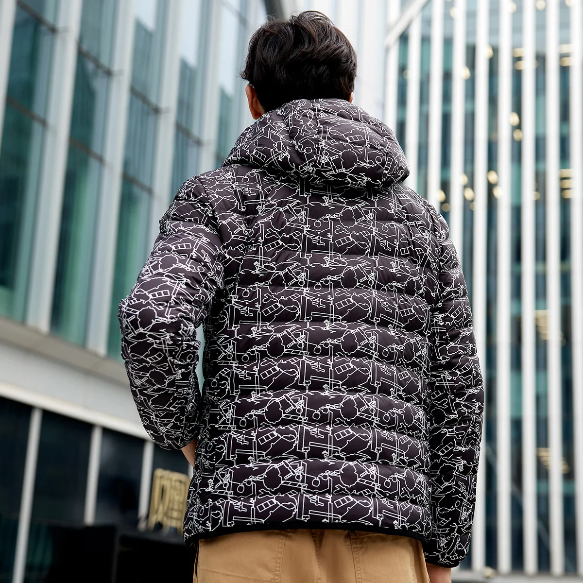 TANBOER 90%Duck Down Filled Winter Coats Outwear Fashion Quality Puffer Jackets TF216203