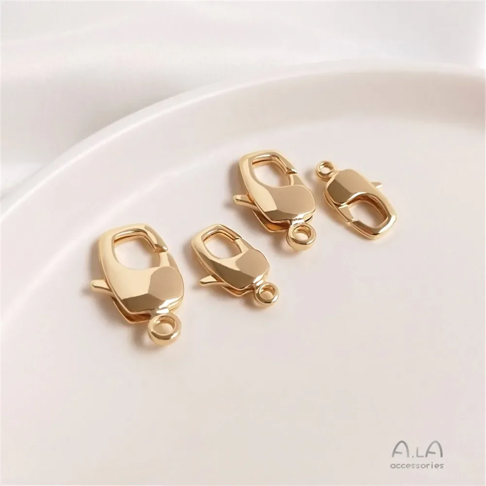 14-каратное позолоченное застежка-лобстер с крабом крабовые когти застежка рыбий