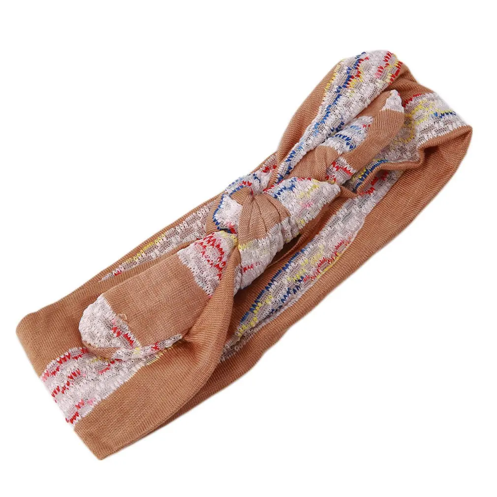 

1Pcs Baby Girl Child Toddler Infant Flower Floral Bow Hairband Turban Knot Rabbit Headband Headwear Hair Band