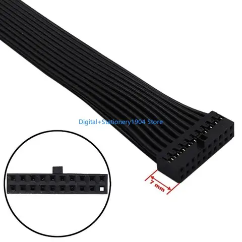 USB 20-контактный внутренний кабель-адаптер для материнской платы 4,7 дюйма