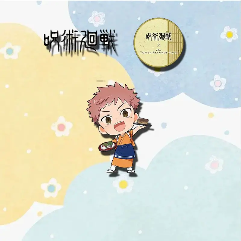 JJK Cafe Series акриловые заколки Gojo Satoru аксессуары из аниме Nanami Kento мультяшная