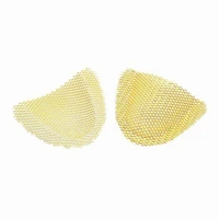 15 pcs of dental technician consumables teeth reinforcement mesh gold and silver upper and lower mouth optional dental materials