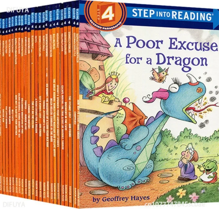 27 томов 《Step Into Reading 4》Langdon Graded Детские книги по изучению английского языка с