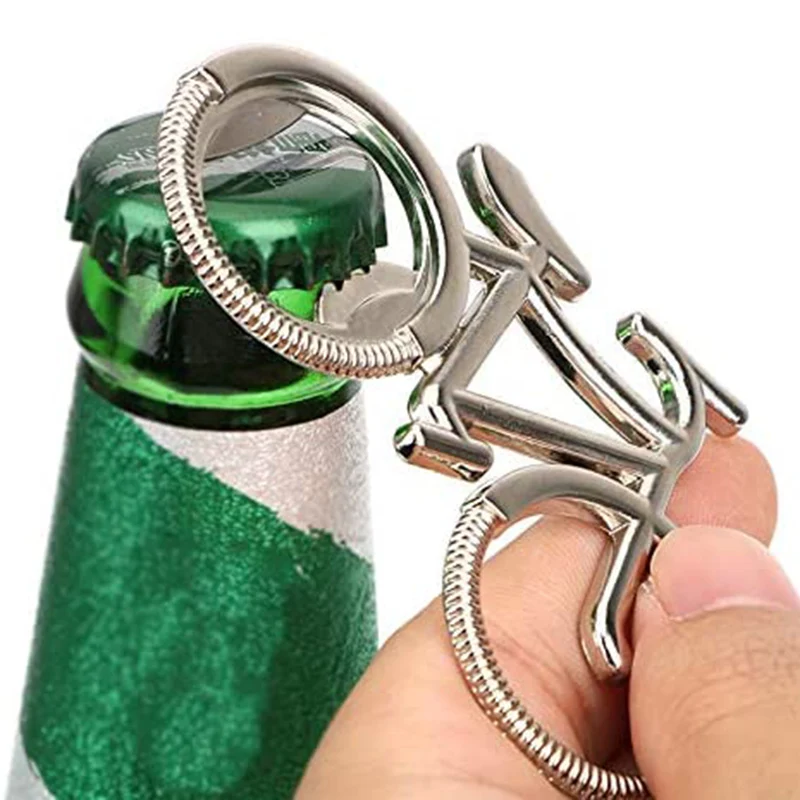 

Bottle Opener Keyring Bicycle Metal Beer Bottle Opener Cute Keyring for Bike Lover Wedding Anniversary Party Gift