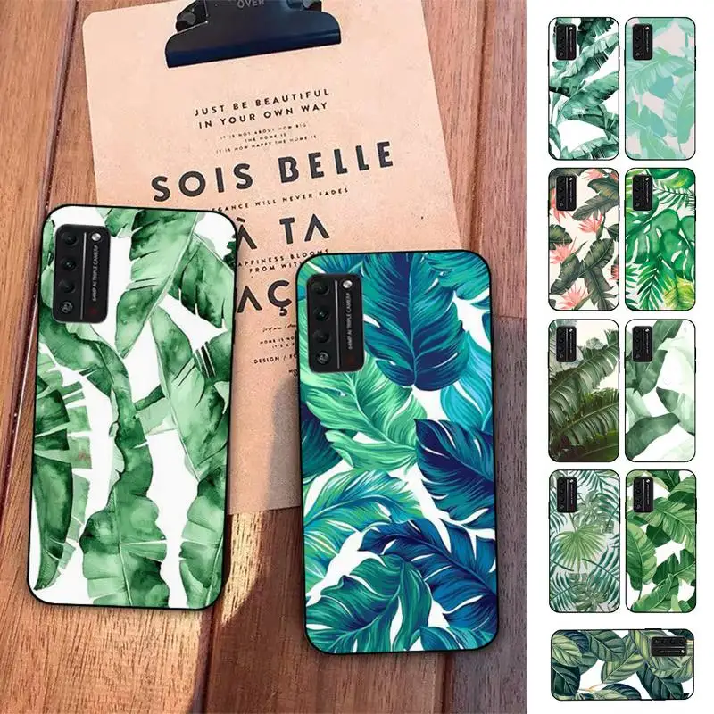 

Palm Tree Leaves Phone Case for Huawei Honor 10 i 8X C 5A 20 9 10 30 lite pro Voew 10 20 V30