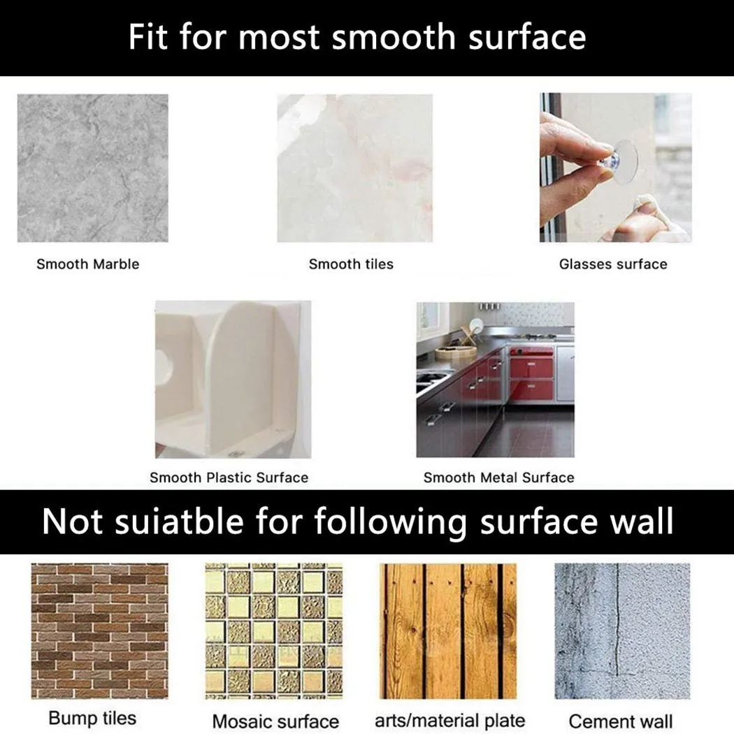 

10PCS 10x32mm Transparent PVC Trade Plate Holders Suction Cups Thumb Screw Pads Suckers Plastic Nut Home Hooks