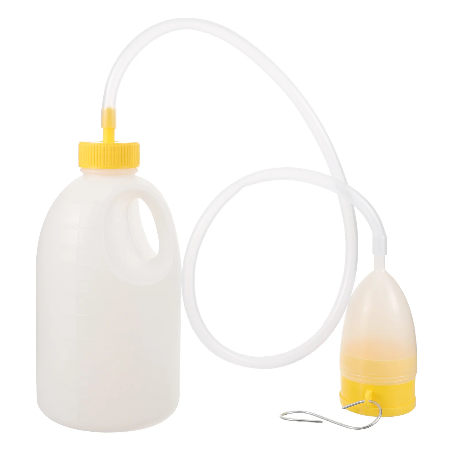 

1700 Men Bottle Reusable Night Container with Tube Portable Holder for Home Camping