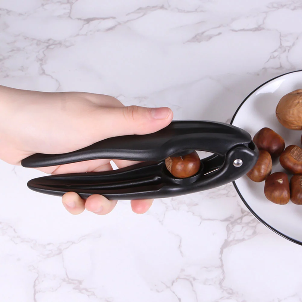 Открывалка для каштана Creative Shucker Инструмент открытия Ручной зажим ореха Черный