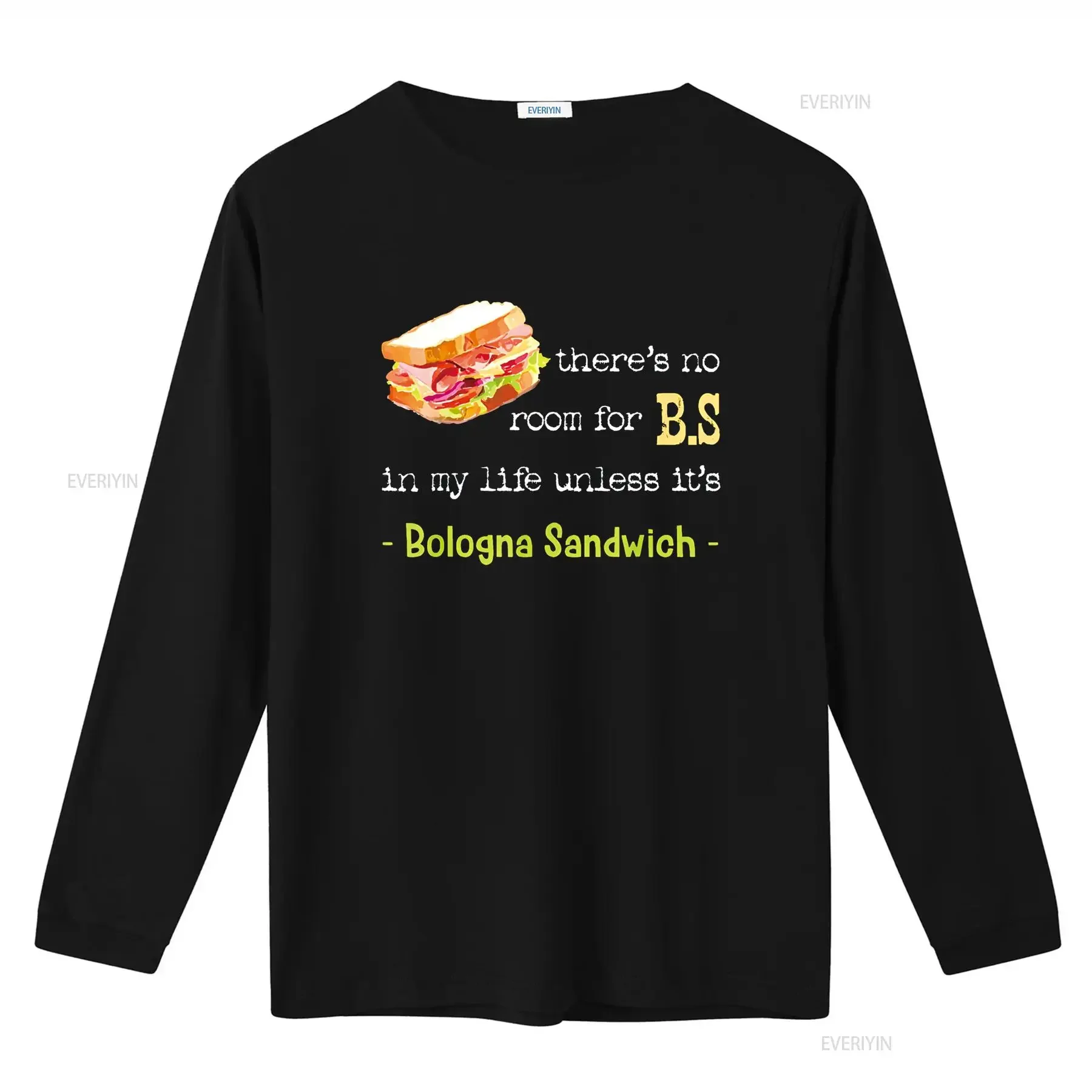 Фото Футболка Bologna Sandwich Baloney Sausage Fried Jumbo Day Lovers, винтажная стираная дышащая дизайнерская одежда с графическим рисунком, повседневная одежда №3